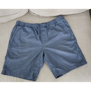 FREE‎ ASSEMBLY Men's Blue Pull-On Cotton Shorts Sz. L  Draw String